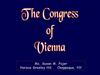 The Congress of Vienna