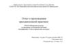 Отчет о прохождении производственной практики