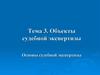 Объекты судебной экспертизы