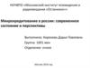 Микрокредитование в России: современное состояние и перспективы