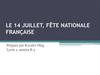 День взятия бастилии. Le 14 juillet, fête nationale française