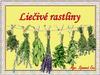 Liečivé rastliny