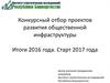 Конкурсный отбор проектов развития общественной инфраструктуры