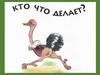 Кто что делает
