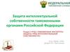 Защита интеллектуальной собственности таможенными органами РФ