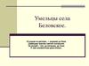 Умельцы села Беловское