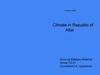 Project work. Climate in Republic of Altai