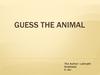 Guess the animal