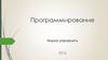 Программирование. Наука управлять