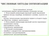 Численные методы оптимизации