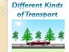 Types of transport