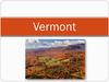 Vermont. Population characteristics