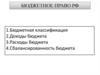 Бюджетное право РФ